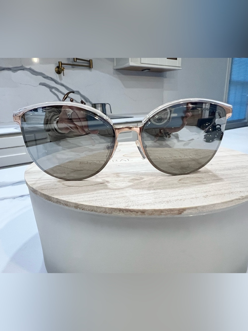 Michael Kors MK1088 Magnolia Rose Gold Cat Eye Sunglasses ✨